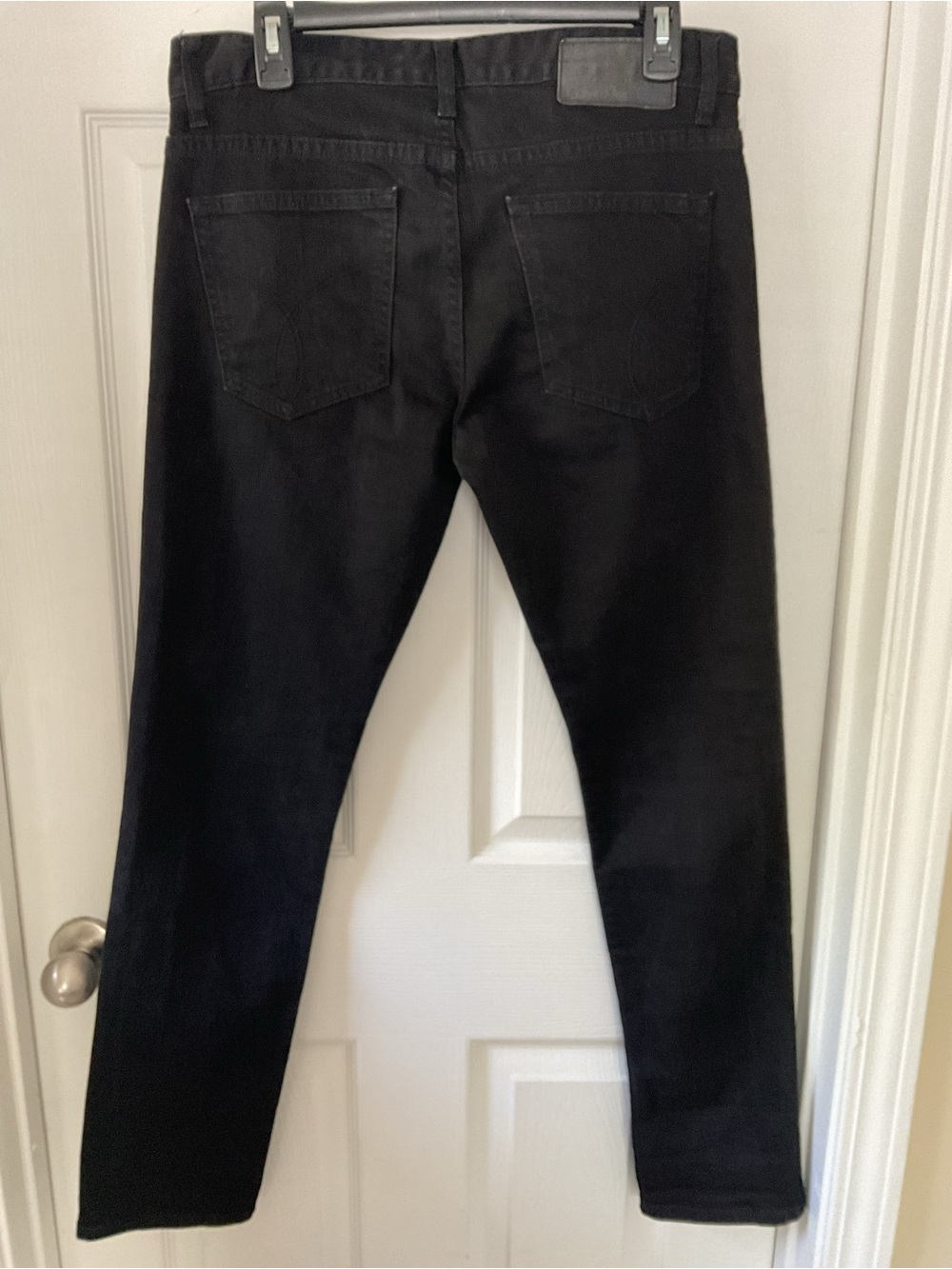 Calvin Klein Jeans Men’s 31x30 Slim Fit Black Stretch Denim Pants - Picture 4 of 13
